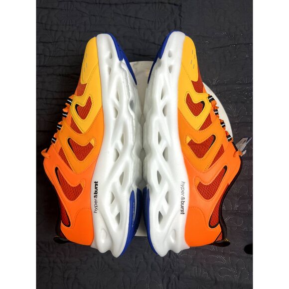 Skechers X Snoop Dogg: UNISEX GO RUN Swirl Tech - Dizzie Orange Red SZ 13: NWT - Picture 6 of 15